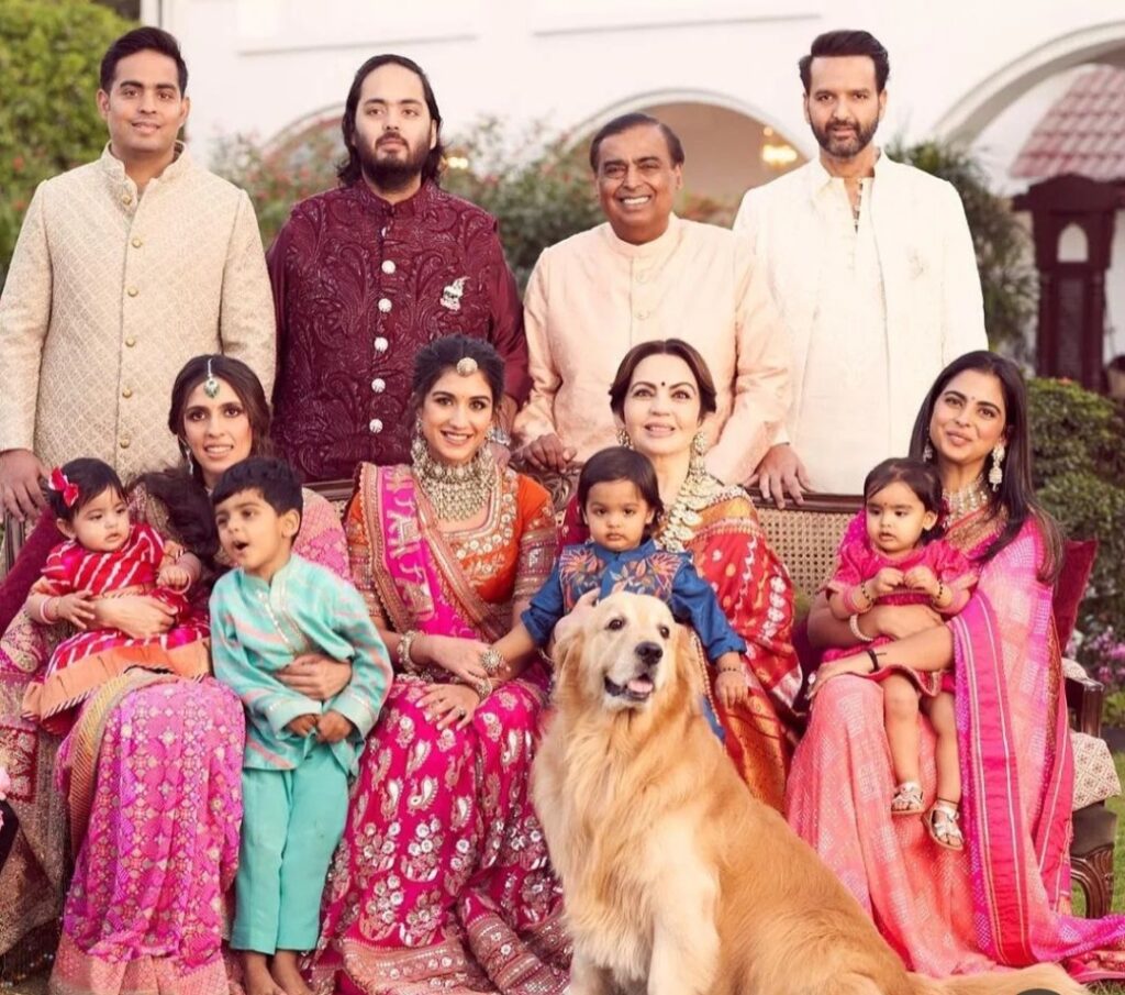 Ambani Family Photo