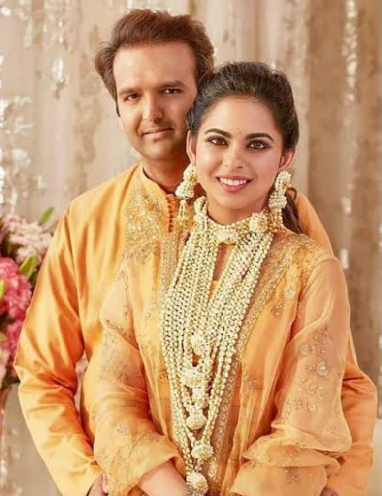 isha ambani with husband anand piramal