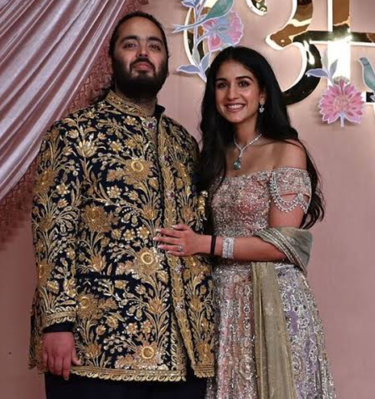 anant ambani with wife shloka mehta photo