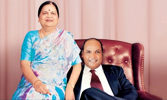 Mukesh Ambani parents photo