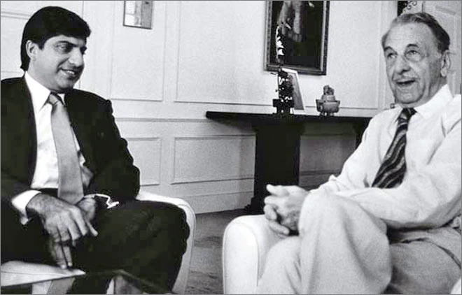 Tata with JRD